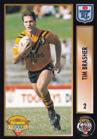 1994 Dynamic Series 1 Common Card - Base 002 Tim Brasher Balmain Tigers