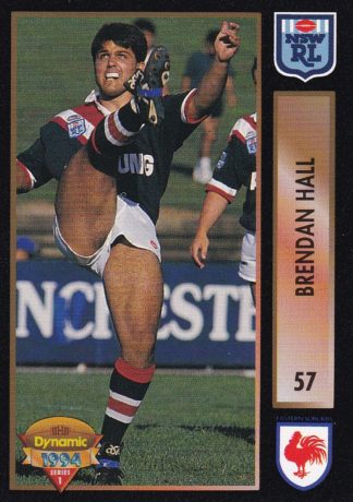 1994 Dynamic Series 1 Common Card - Base 057 Brendan Hall Eastern Suburbs