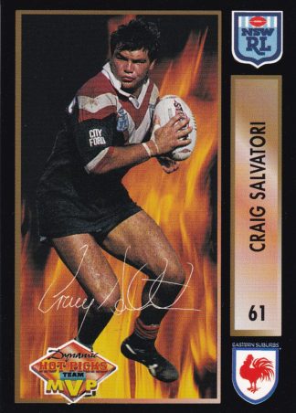 1994 Dynamic Series 1 Common Card - Base 061 Craig Salvatori Eastern Suburbs