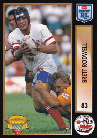 1994 Dynamic Series 1 Common Card - Base 083 Brett Rodwell Illawarra Steelers