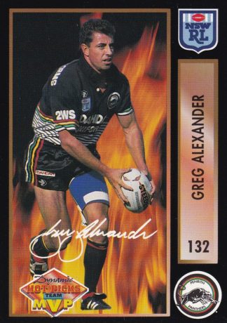1994 Dynamic Series 1 Common Card - Base 132 Greg Alexander Penrith Panthers