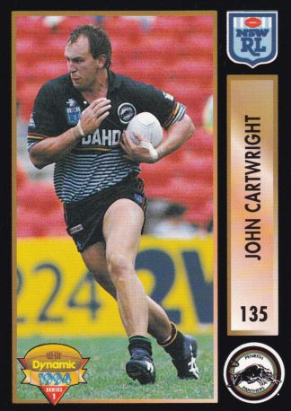 1994 Dynamic Series 1 Common Card - Base 135 John Cartwright Penrith Panthers