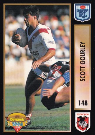 1994 Dynamic Series 1 Common Card - Base 148 Scott Gourley St George Dragons