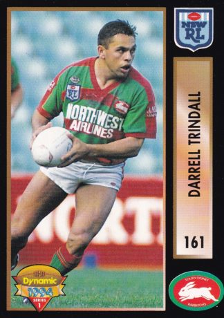 1994 Dynamic Series 1 Common Card - Base 161 Darrell Trindall South Sydney Rabbitohs