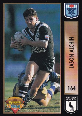 1994 Dynamic Series 1 Common Card - Base 164 Jason Alchin Western Suburbs