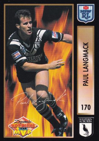 1994 Dynamic Series 1 Common Card - Base 170 Paul Langmack Western Suburbs