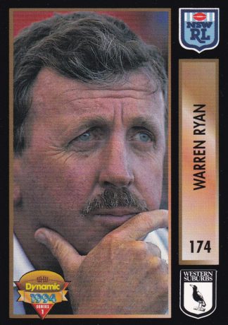 1994 Dynamic Series 1 Common Card - Base 174 Warren Ryan Western Suburbs