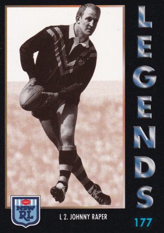 1994 Dynamic Series 1 Common Card - Base 177 Johnny Raper