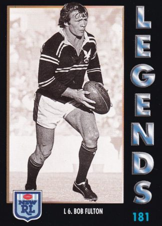 1994 Dynamic Series 1 Common Card - Base 181 Bob Fulton