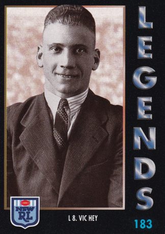 1994 Dynamic Series 1 Common Card - Base 183 Vic Hey