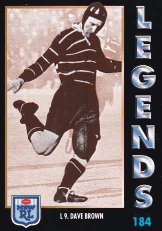1994 Dynamic Series 1 Common Card - Base 184 Dave Brown