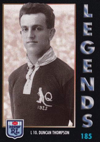 1994 Dynamic Series 1 Common Card - Base 185 Duncan Thompson