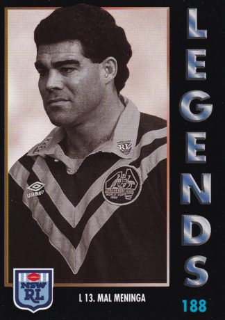 1994 Dynamic Series 1 Common Card - Base 188 Mal Meninga