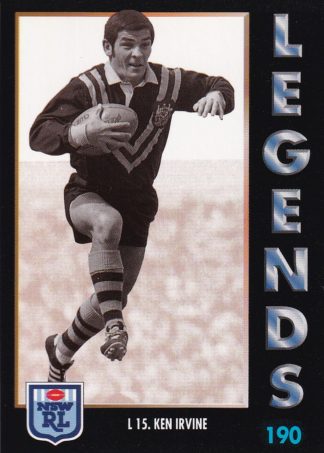 1994 Dynamic Series 1 Common Card - Base 190 Ken Irvine