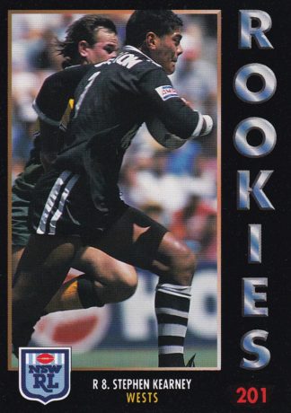 1994 Dynamic Series 1 Common Card - Base 201 Stephen Kearney Western Suburbs