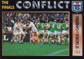 1994 Dynamic Series 1 Common Card - Base 204 St George V Canberra