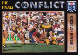 1994 Dynamic Series 1 Common Card - Base 208 Brisbane V St George