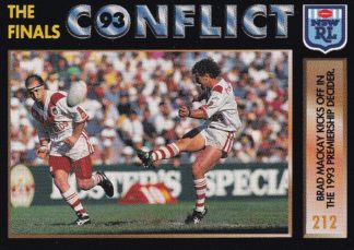 1994 Dynamic Series 1 Common Card - Base 212 Brad Mackay