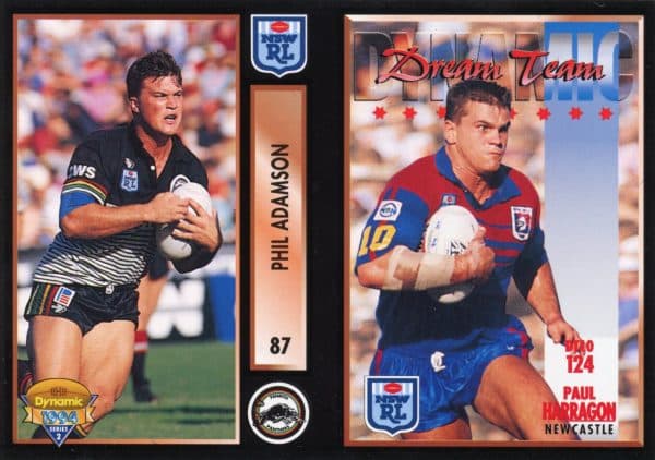 1994 Dynamic Series 2 Dual Promotional Card - Phil Adamson & Paul Harragon