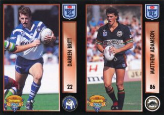 1994 Dynamic Series 2 Dual Promotional Card - Darren Britt & Matthew Adamson