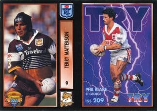1994 Dynamic Series 2 Dual Promotional Card - Terry Matterson & Phil Blake
