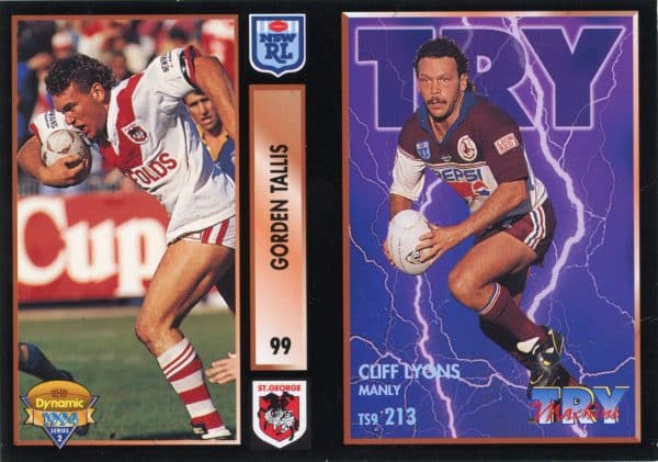 1994 Dynamic Series 2 Dual Promotional Card - Gordon Tallis & Cliff Lyons