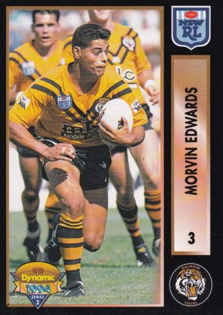 1994 Dynamic Series 2 Common Card - Base 003 Marvin Edwards Balmain Tigers