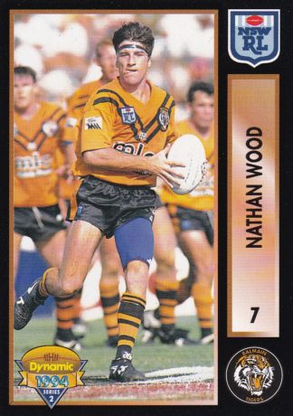 1994 Dynamic Series 2 Common Card - Base 007 Nathan Wood Balmain Tigers