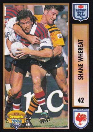 1994 Dynamic Series 2 Common Card - Base 042 Shane Whereat Eastern Suburbs Roosters