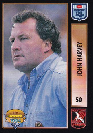 1994 Dynamic Series 2 Common Card - Base 050 John Harvey Gold Coast Seagulls