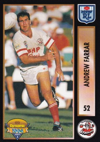 1994 Dynamic Series 2 Common Card - Base 052 Andrew Farrar Illawarra Steelers