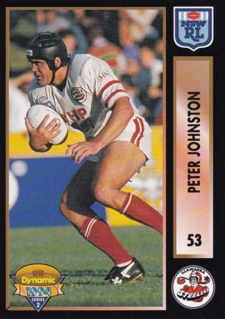 1994 Dynamic Series 2 Common Card - Base 053 Peter Johnston Illawarra Steelers