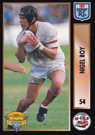 1994 Dynamic Series 2 Common Card - Base 054 Nigel Roy Illawarra Steelers
