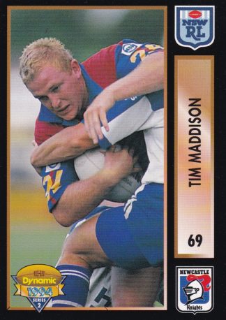 1994 Dynamic Series 2 Common Card - Base 069 Tim Maddison Newcastle Knights