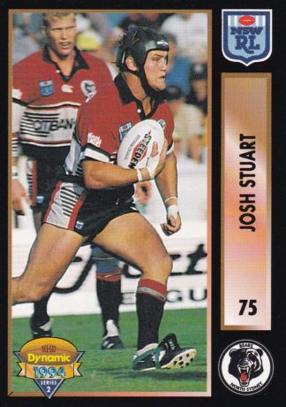 1994 Dynamic Series 2 Common Card - Base 075 Josh Stuart North Sydney Bears