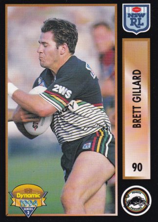 1994 Dynamic Series 2 Common Card - Base 090 Brett Gillard Penrith Panthers
