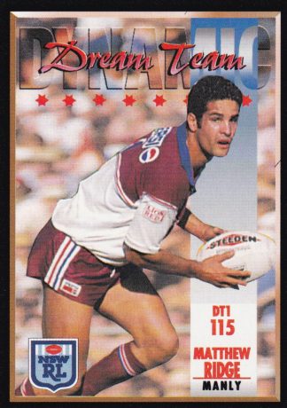 1994 Dynamic Series 2 Common Card - Base 115 Matthew Ridge Manly Sea Eagles