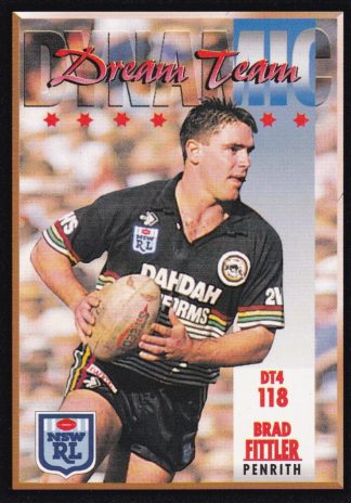 1994 Dynamic Series 2 Common Card - Base 118 Brad Fittler Penrith Panthers