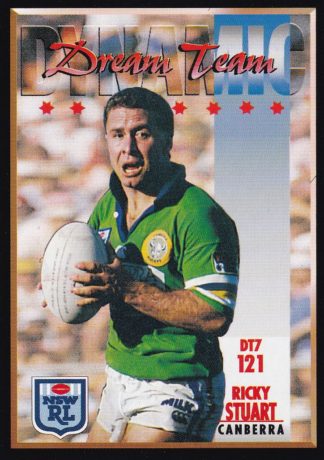 1994 Dynamic Series 2 Common Card - Base 121 Ricky Stuart Canberra Raiders