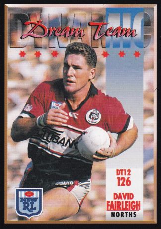 1994 Dynamic Series 2 Common Card - Base 126 David Fairleigh Norths Sydney Bears