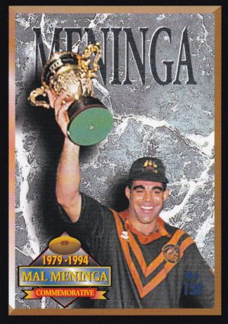 1994 Dynamic Series 2 Common Card - Base 138 Mal Meninga Commemorative 1979 - 1994