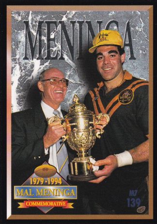 1994 Dynamic Series 2 Common Card - Base 139 Mal Meninga Commemorative 1979 - 1994