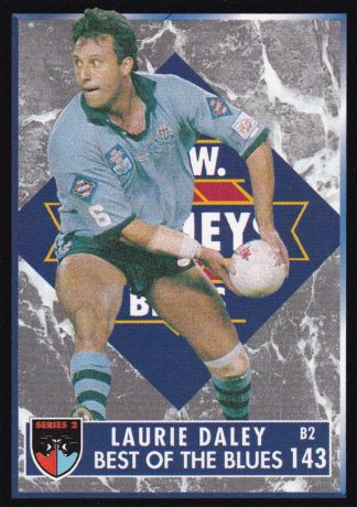 1994 Dynamic Series 2 Common Card - Base 143 Laurie Daley NSW Blues