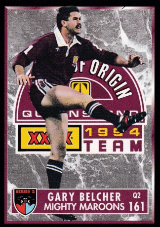 1994 Dynamic Series 2 Common Card - Base 161 Gary Belcher QLD Maroons
