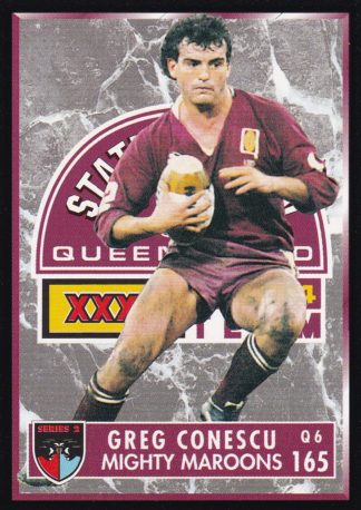 1994 Dynamic Series 2 Common Card - Base 165 Greg Conescu QLD Maroons