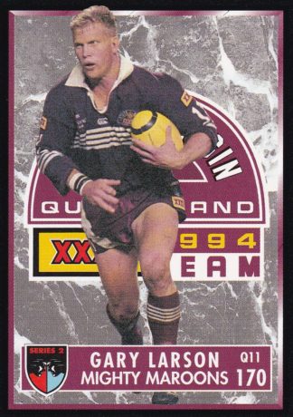 1994 Dynamic Series 2 Common Card - Base 170 Gary Larson QLD Maroons
