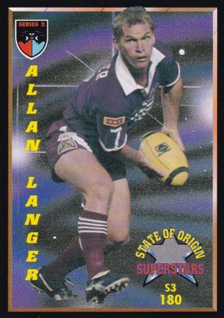 1994 Dynamic Series 2 Common Card - Base 180 Allan Langer QLD Maroons