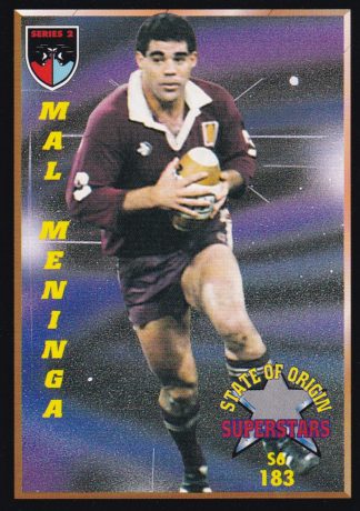 1994 Dynamic Series 2 Common Card - Base 183 Mal Meninga QLD Maroons