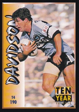 1994 Dynamic Series 2 Common Card - Base 190 Les Davidson Cronulla Sharks