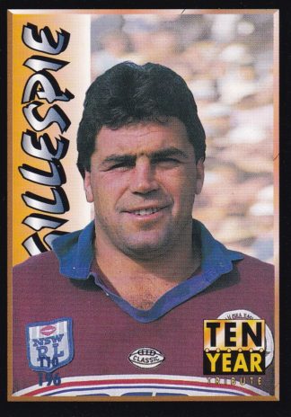 1994 Dynamic Series 2 Common Card - Base 196 David Gillespie Manly Sea Eagles
